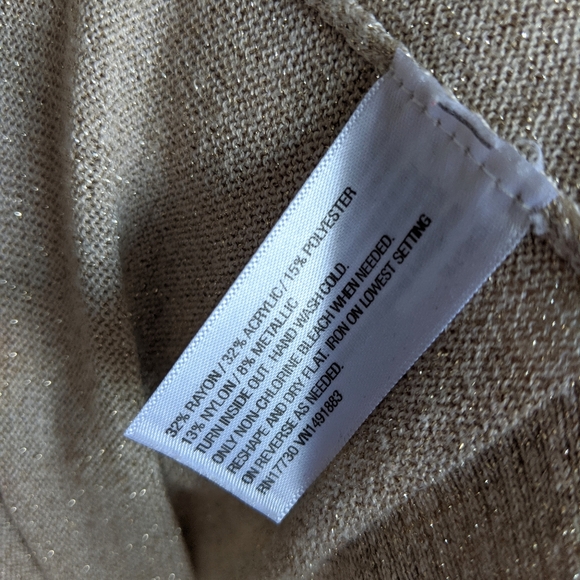 Slinky top + metallic cardigan - Picture 9 of 13